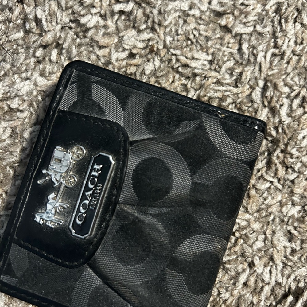 Coach Black Signature Wallet